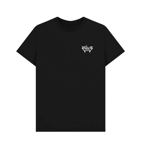 Black Triple 3 Mirror Black Double Drop Tee