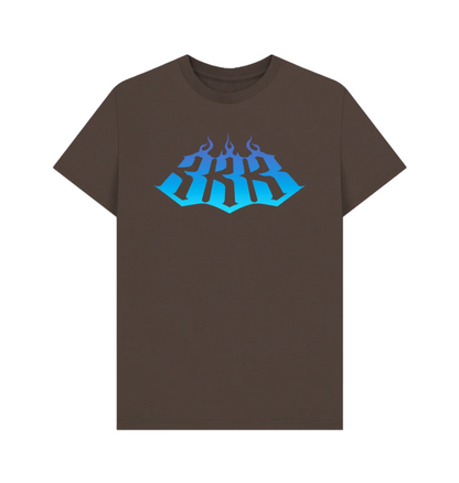 Chocolate 333 Blue Fader T-Shirt From Triple 3 Clothing