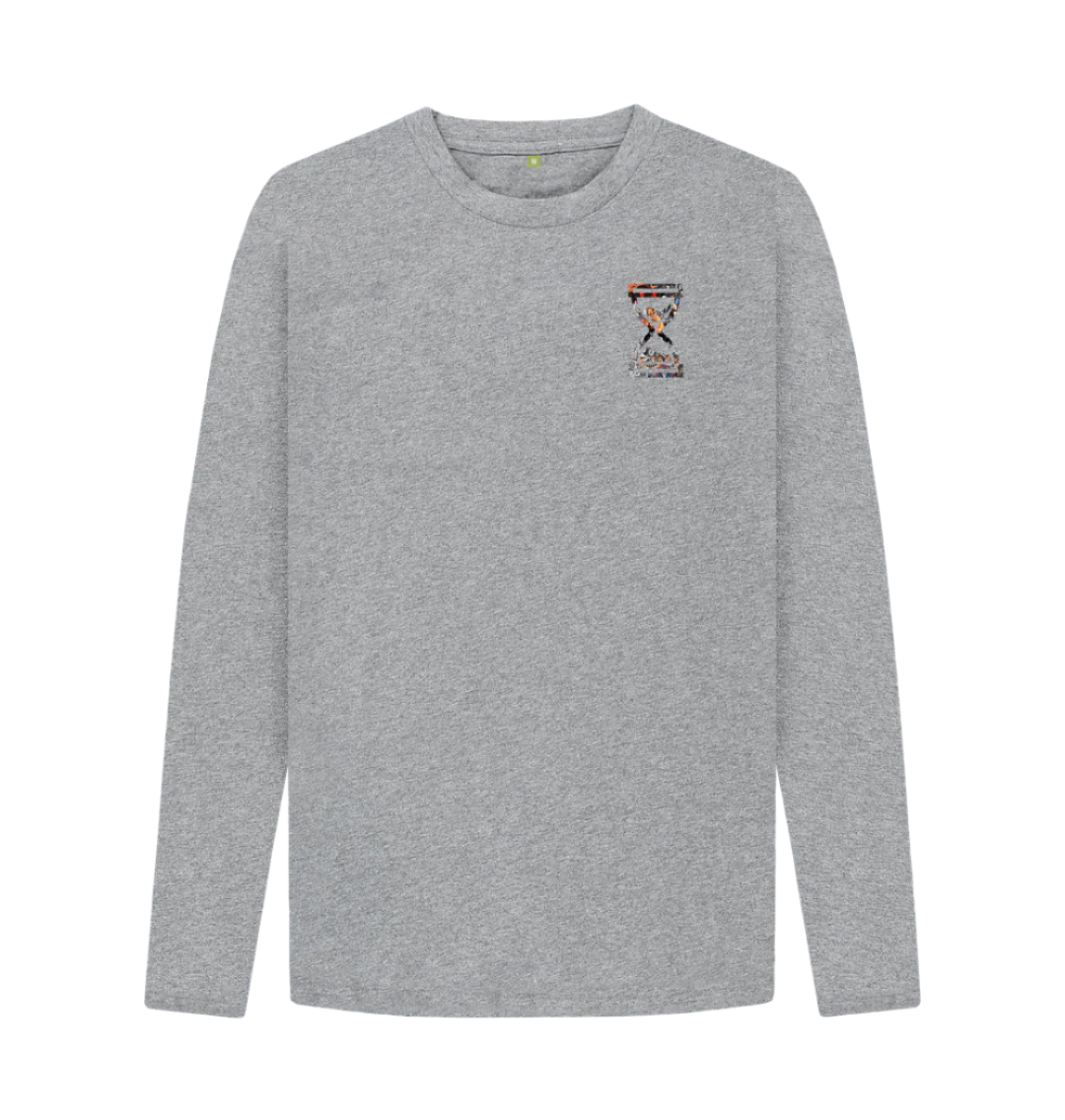 Athletic Grey Bloody Hippies Double Drop Long Sleeve T-Shirt