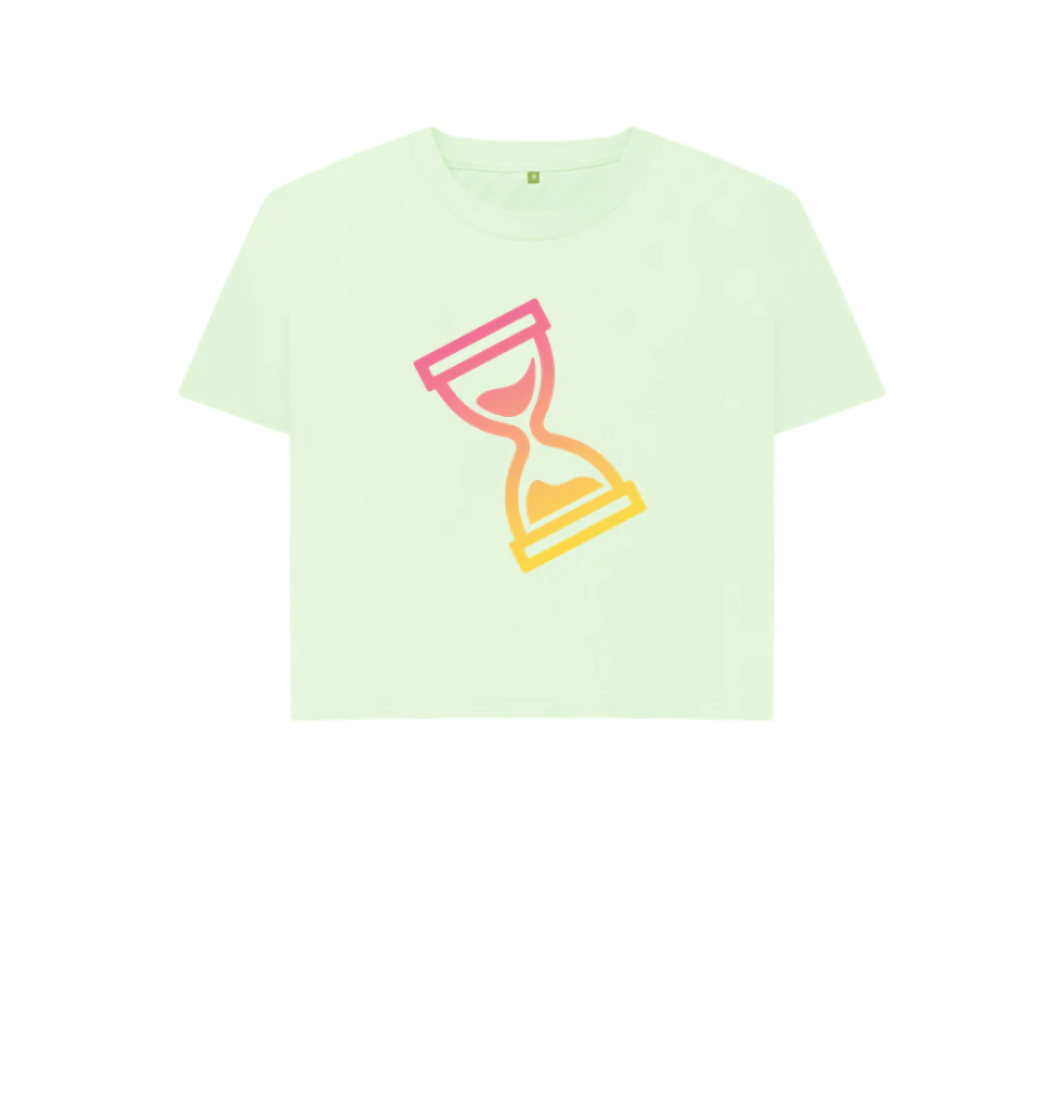 Pastel Green Triple 3 Women's Boxy Sunrise Tee