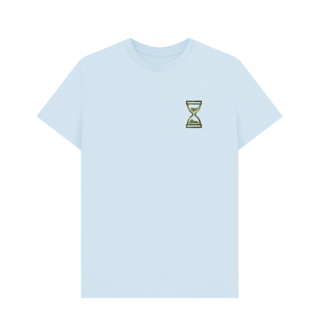 Sky Blue Triple 3 Camo Time Double Drop T Shirt