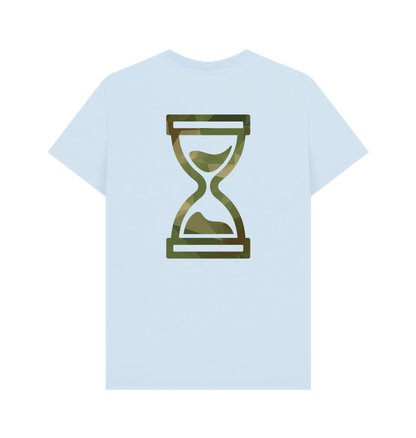 Sky Blue back print of Triple 3 Camo Tee