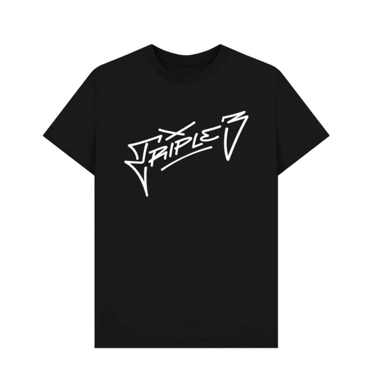 Black Triple 3 Signature Black T-Shirt