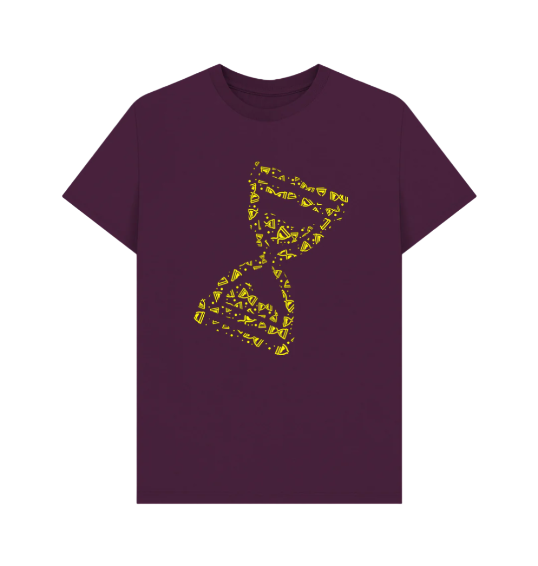 Purple Multi Dimensional Tilt T-Shirt for Skateboarders