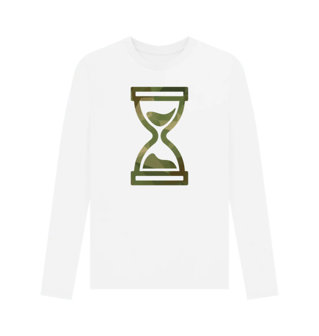 White Camo Time Long Sleeve T-Shirt