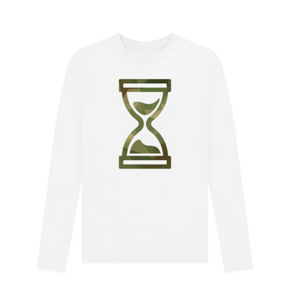 White Camo Time Long Sleeve T-Shirt