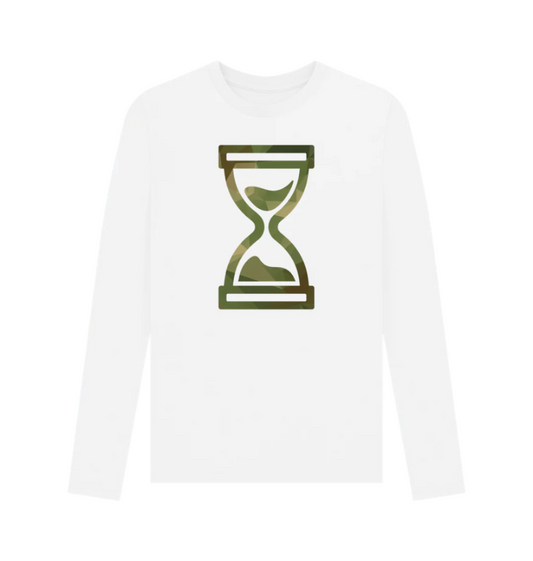 White Camo Time Long Sleeve T-Shirt