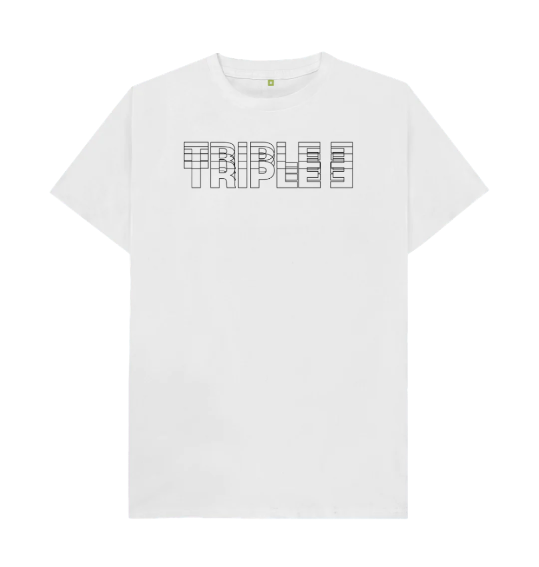 White Triple 3 Blurred T-Shirt