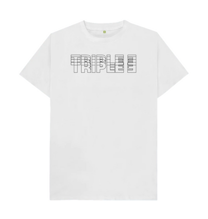 White Triple 3 Blurred T-Shirt