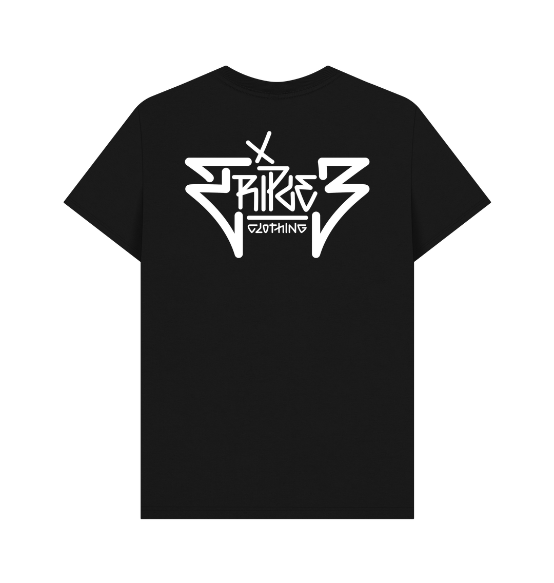 Black Printed T-shirt Back