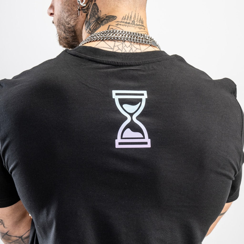 Black Wireframe Hourglass T-Shirt