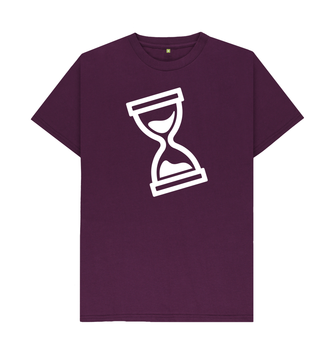 Purple Printed T-shirt Front