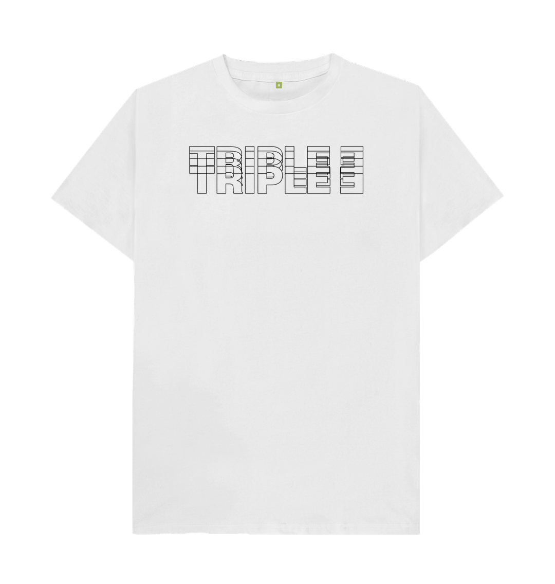 White Printed T-shirt Front