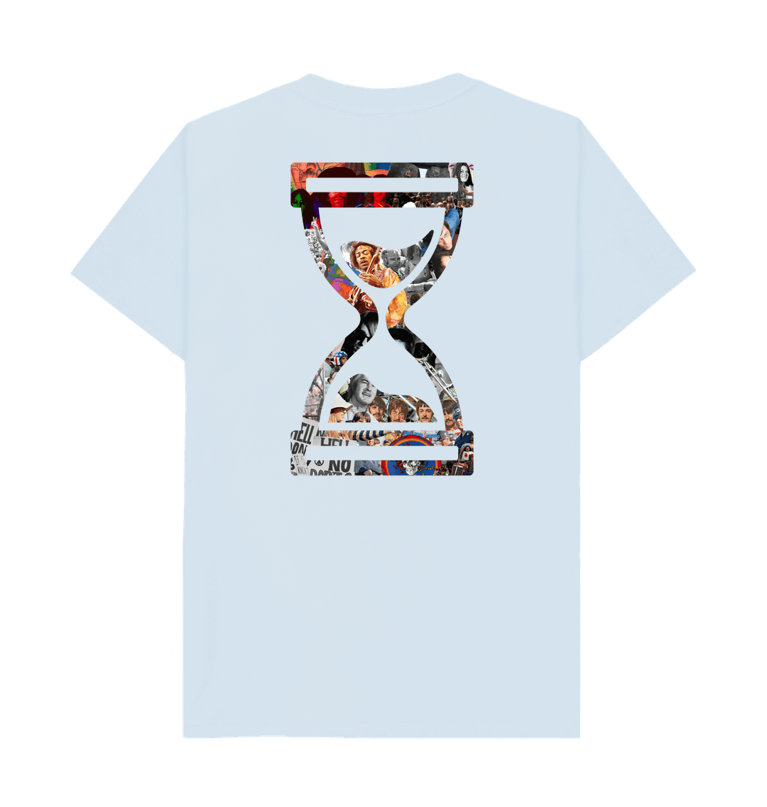 Sky Blue Printed T-shirt Back