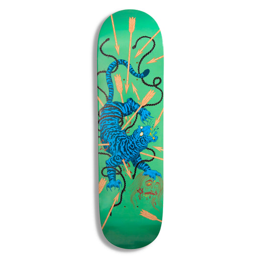 Triple 3 Green Tiger Skateboard Deck