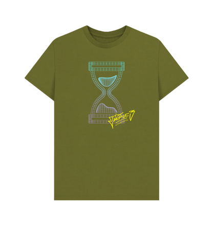 Moss Green Wireframe Cornered Skate T-Shirt