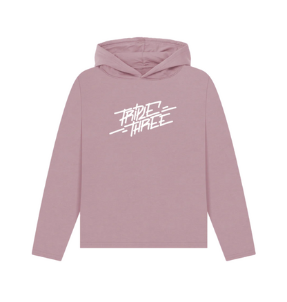 Mauve Triple 3 Double Decker Relaxed Fit Hoody