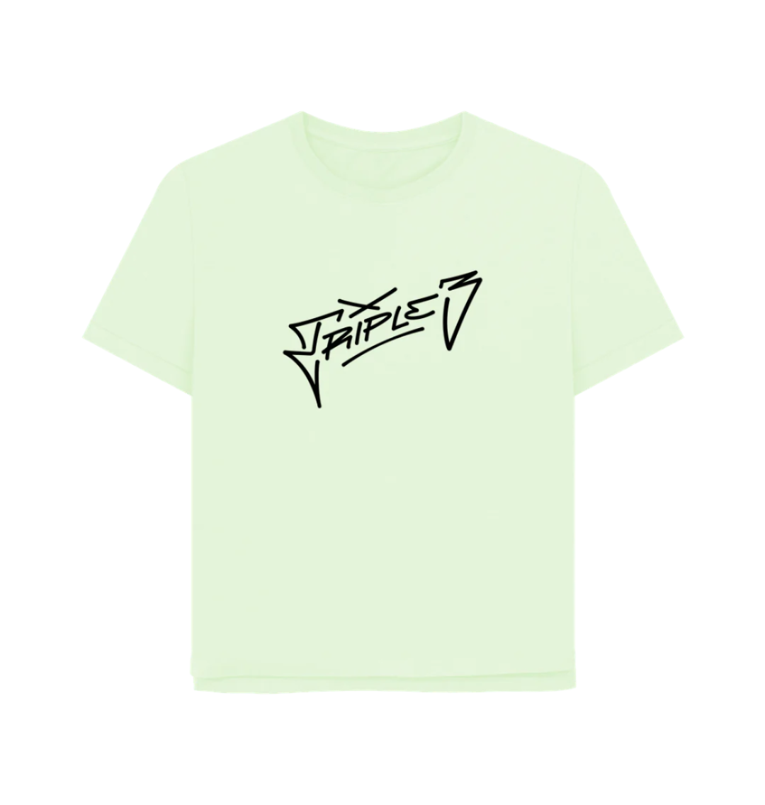 Pastel Green Triple 3 Signature Relaxed Fit T-Shirt