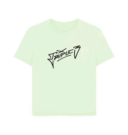 Pastel Green Triple 3 Signature Relaxed Fit T-Shirt