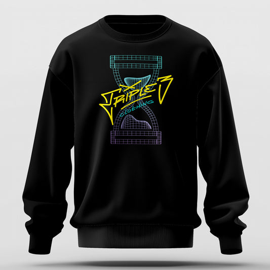 Black Wireframe Skate Sweatshirt